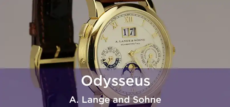  Odysseus A. Lange and Sohne